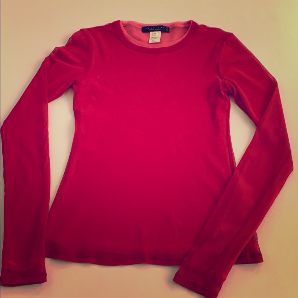 Twin-Set Simons Barbieri Raspberry Color Top - image 1